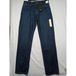 Lee Jeans Men's 30x34 Relaxed Fit Straight Leg Night Shade Blue